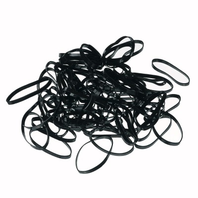 Mini Haargummis Schwarz - 500 Stück